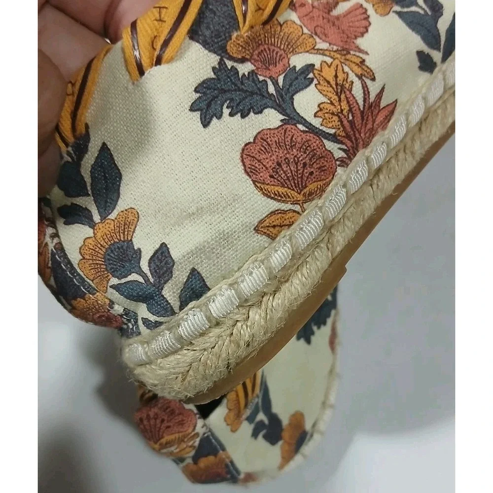 Tory Burch Grosgrain Whipstich Espadrille Flats